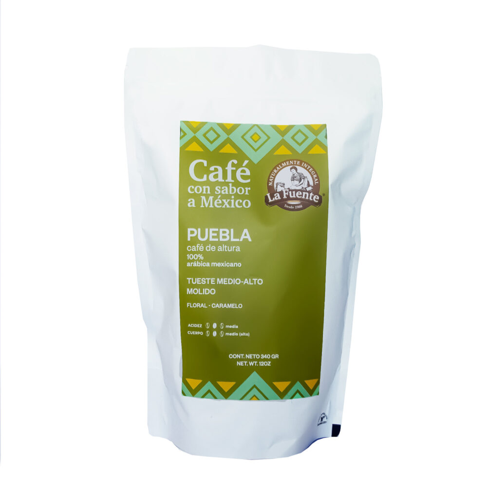 Café puebla molido de pan la fuente