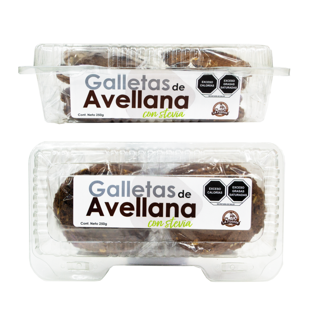 Galleta avellana stevia de pan la fuente