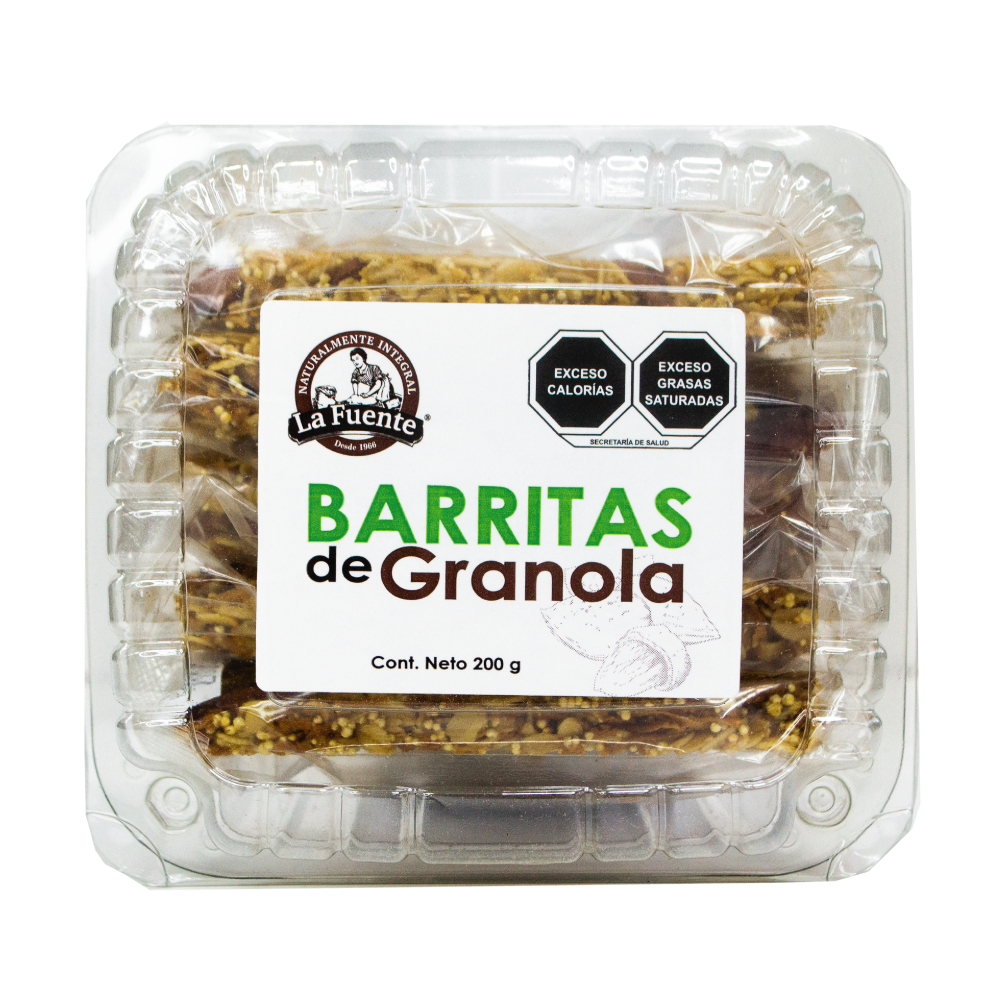 Blister de Barritas de Granola de pan la fuente