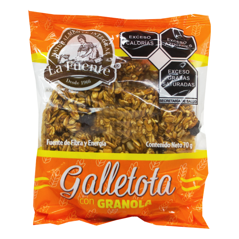 Galletota con granola de pan la fuente