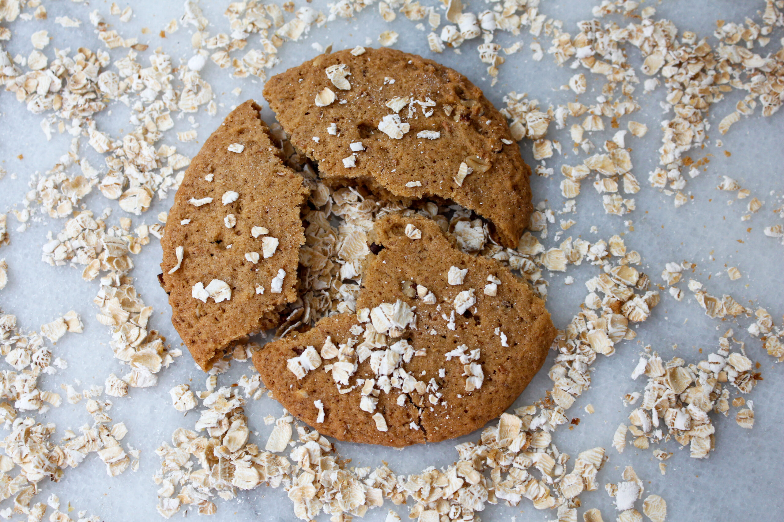 Galleta de avena saludable de pan la fuente endulzada con stevia
