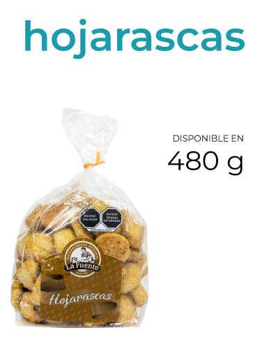 Empaque de practico snack de hojarascas