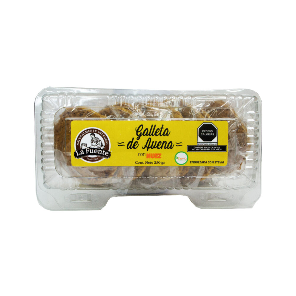 Paquete blister de galleta stevia con nuez - Imagen 2
